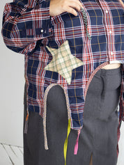 Tiberi x BRZ - Plaid Star Shirt (3X)