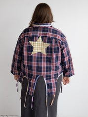 Tiberi x BRZ - Plaid Star Shirt (3X)