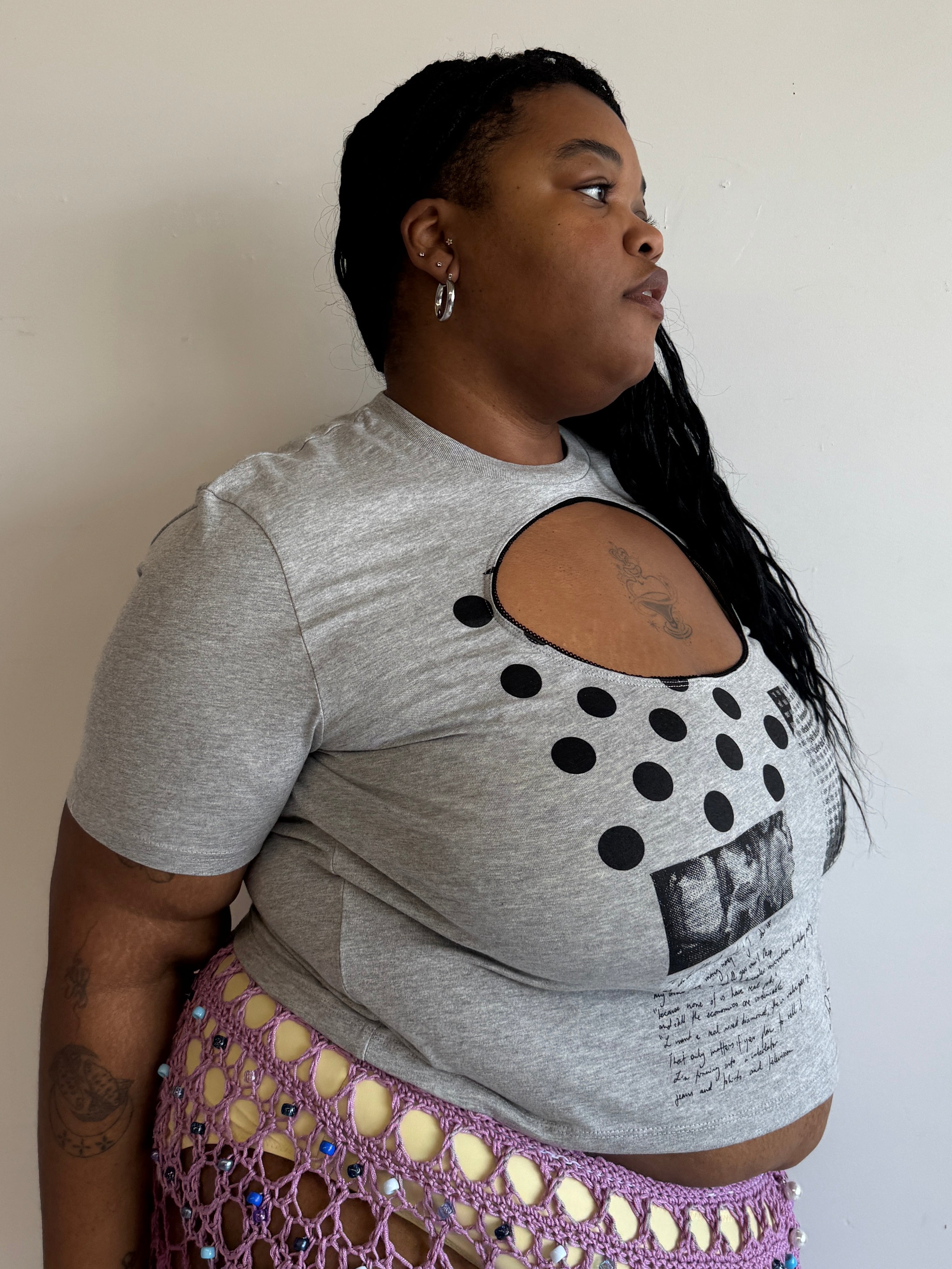 RTTS - Logo Removal Baby T in Gray (L-3X)