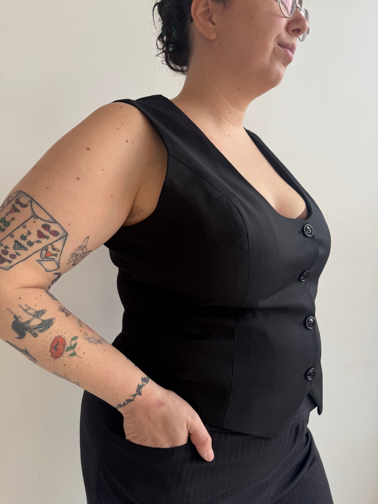 Vintage - Black Vest (1X)
