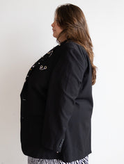 Shop Journal x BRZ - Black Embellished Blazer (2X)