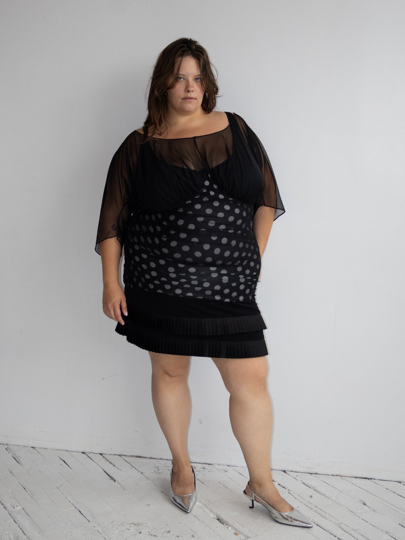 Lizzie Kidd - Polka Dot Encore Top (XL-3X)