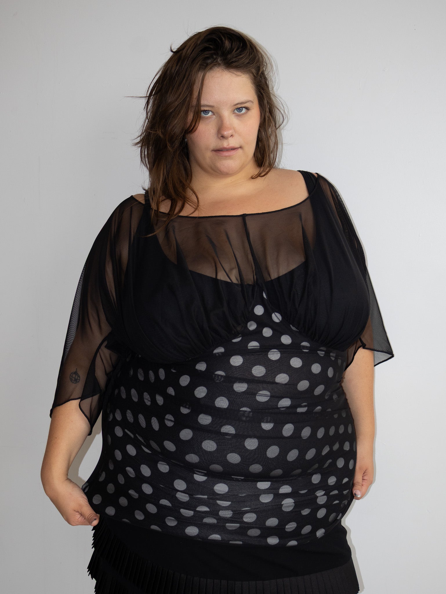 Lizzie Kidd - Polka Dot Encore Top (XL-3X)