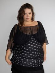 Lizzie Kidd - Polka Dot Encore Top (XL-3X)