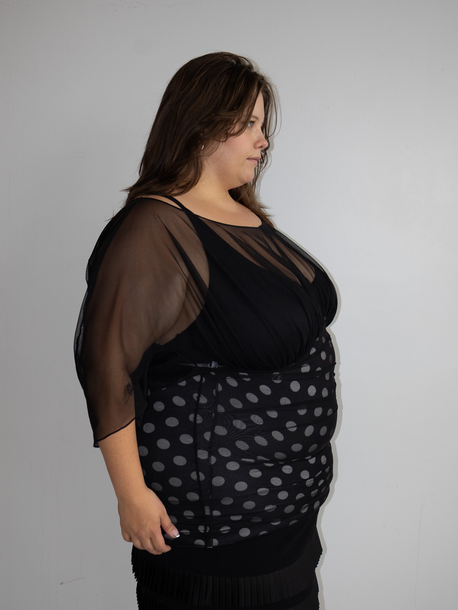 Lizzie Kidd - Polka Dot Encore Top (XL-3X)