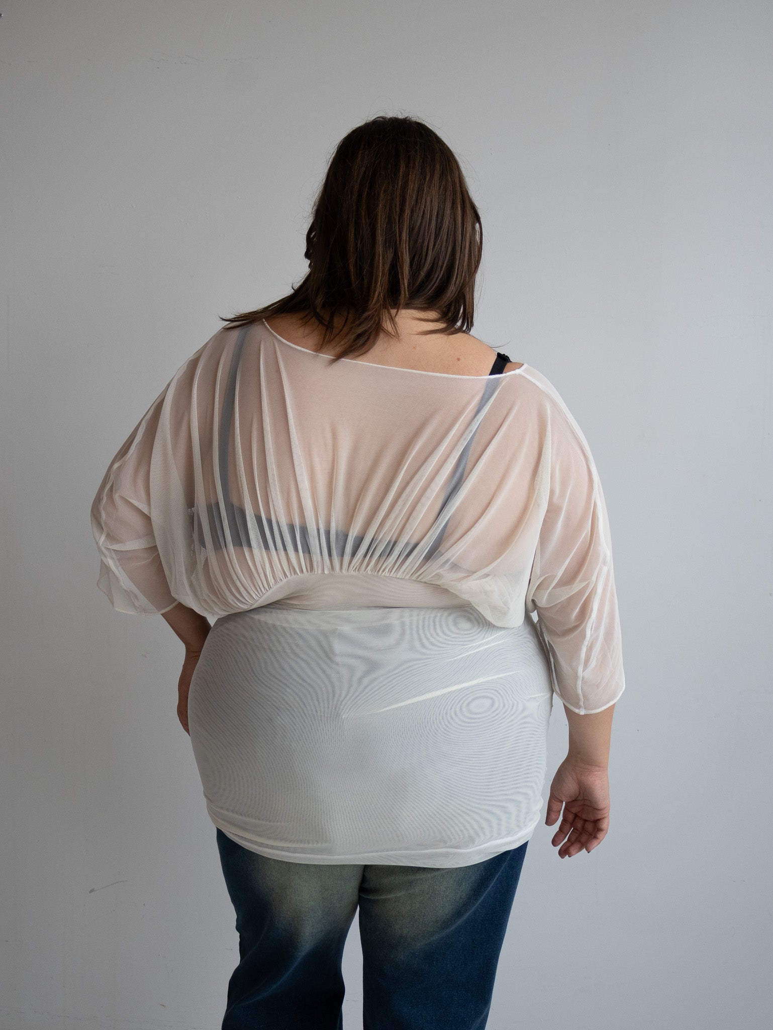 Lizzie Kidd - Cream Encore Top (XL-3X)