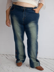 Vintage - Y2K Lace Up Jeans (3X)