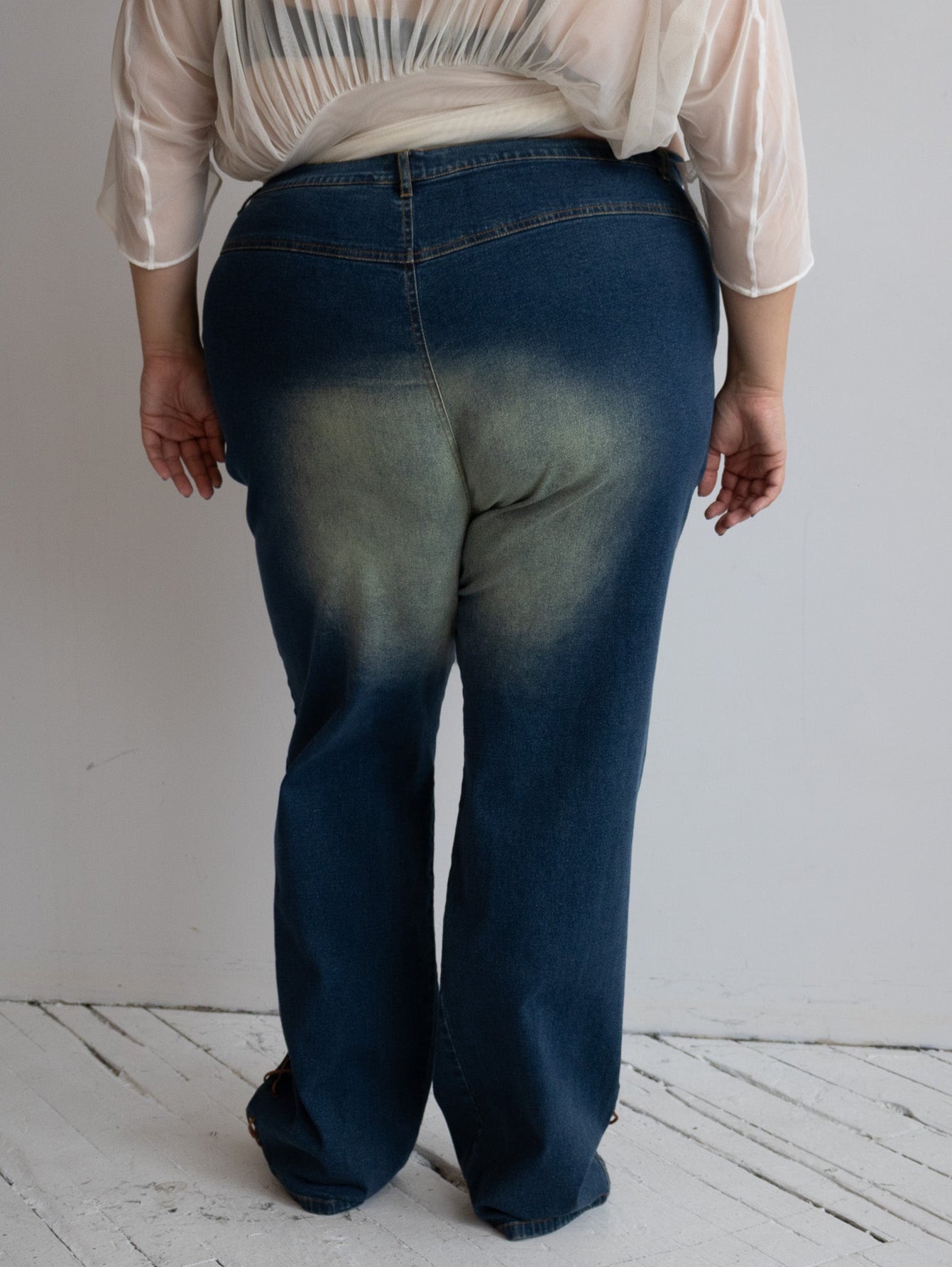 Vintage - Y2K Lace Up Jeans (3X)
