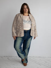 Vintage - Y2K Lace Up Jeans (3X)