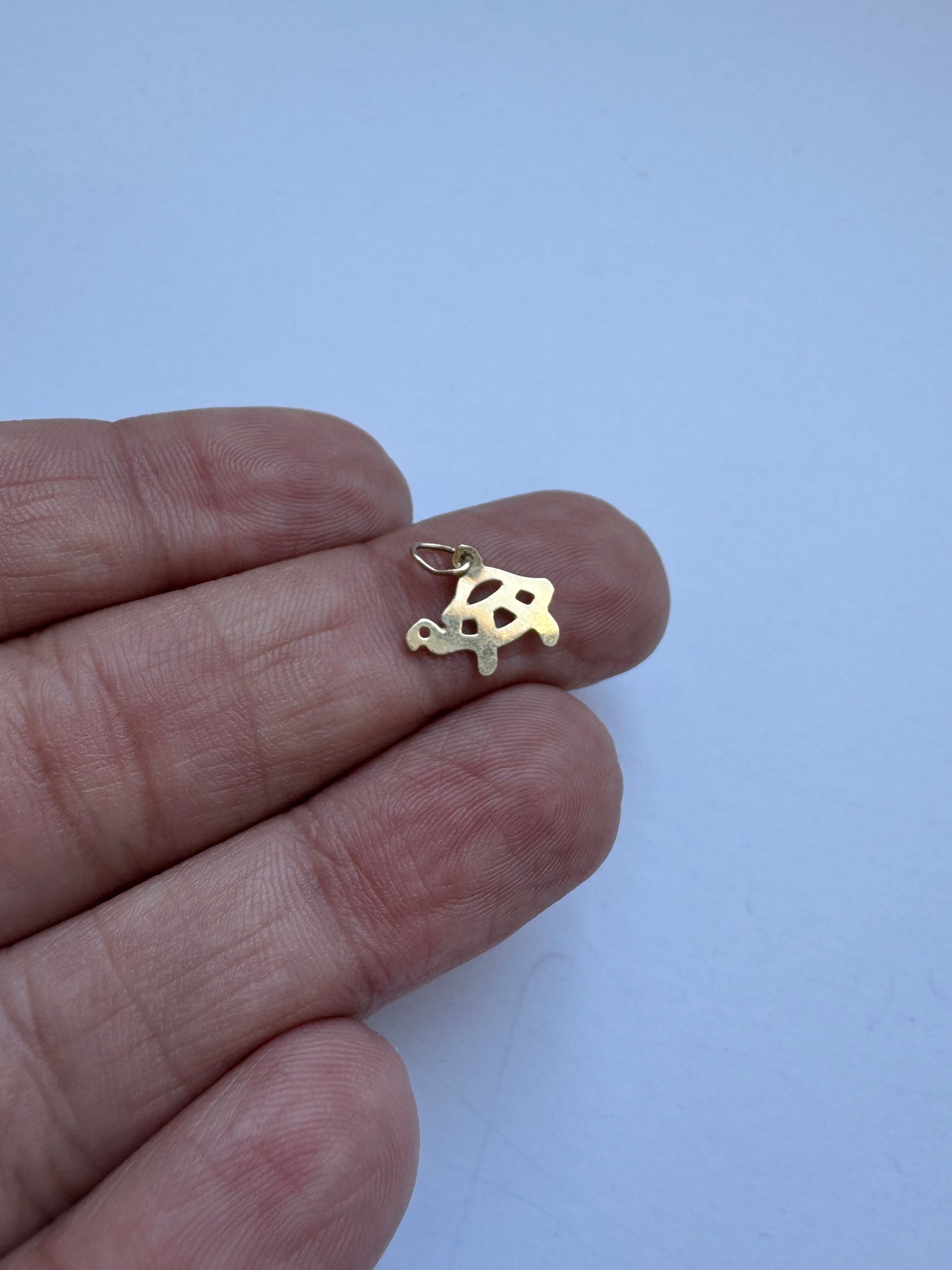 Vintage - 14K Gold Turtle Pendant
