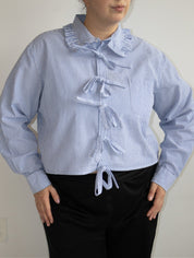 Grandpa's Shirts x BRZ - Baby Blue Miranda Shirt (1X/2X)