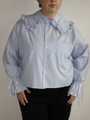 Grandpa's Shirts x BRZ - Blue Jemma Shirt (2X)