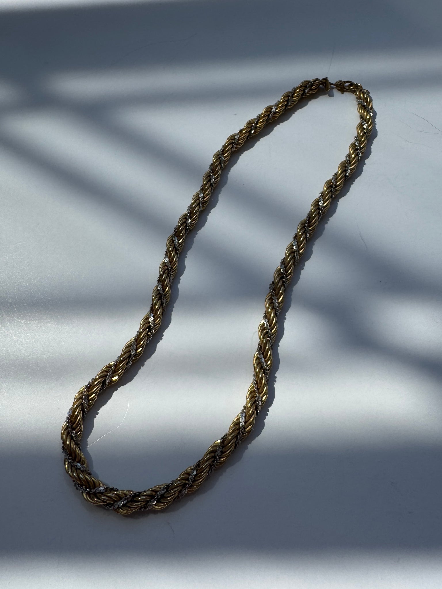 Vintage - Gold and Silver Rope Chain