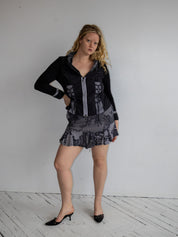 Italian Vintage - Polka Dot Shirt Jacket (L/XL)