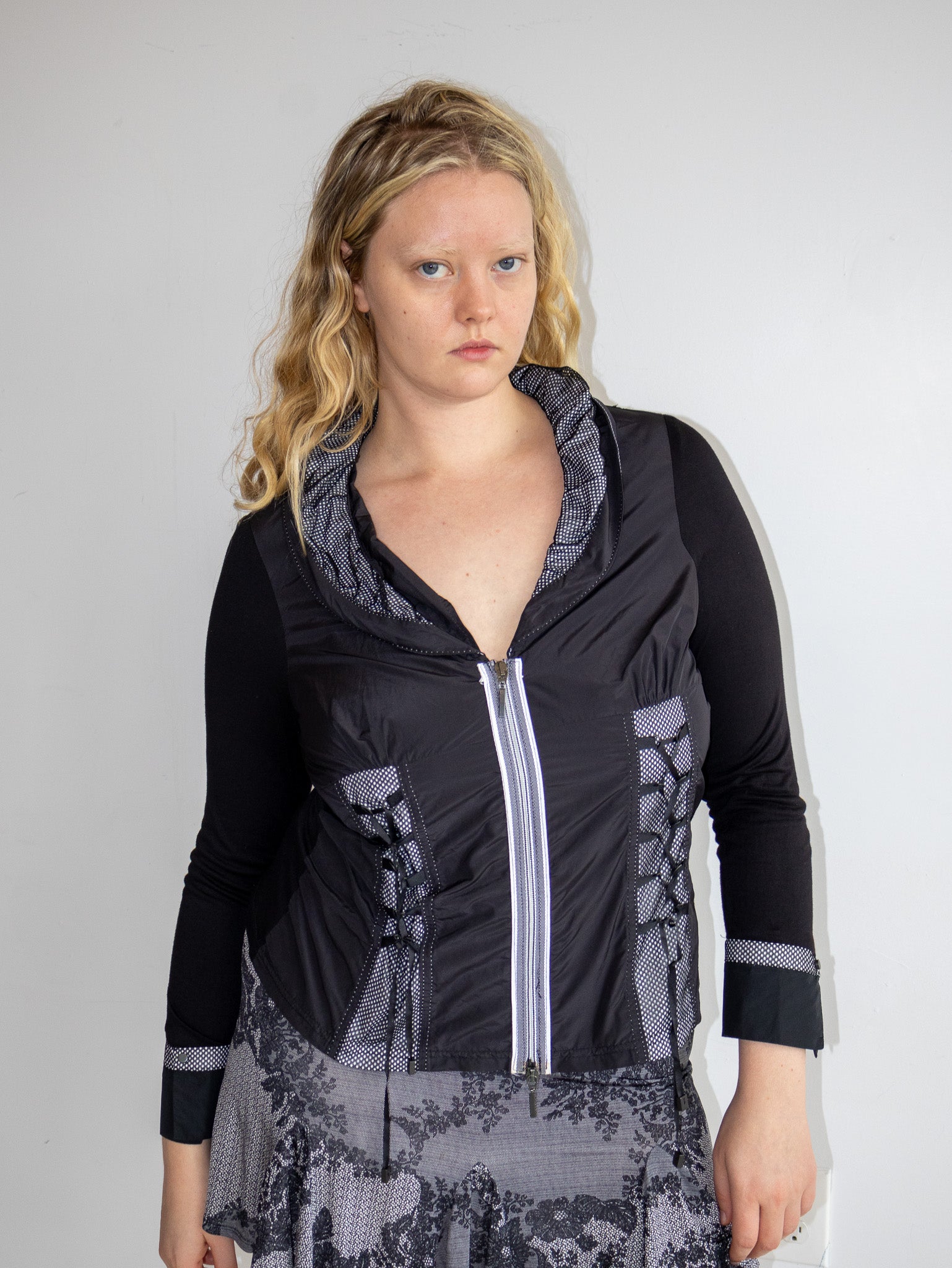Italian Vintage - Polka Dot Shirt Jacket (L/XL)