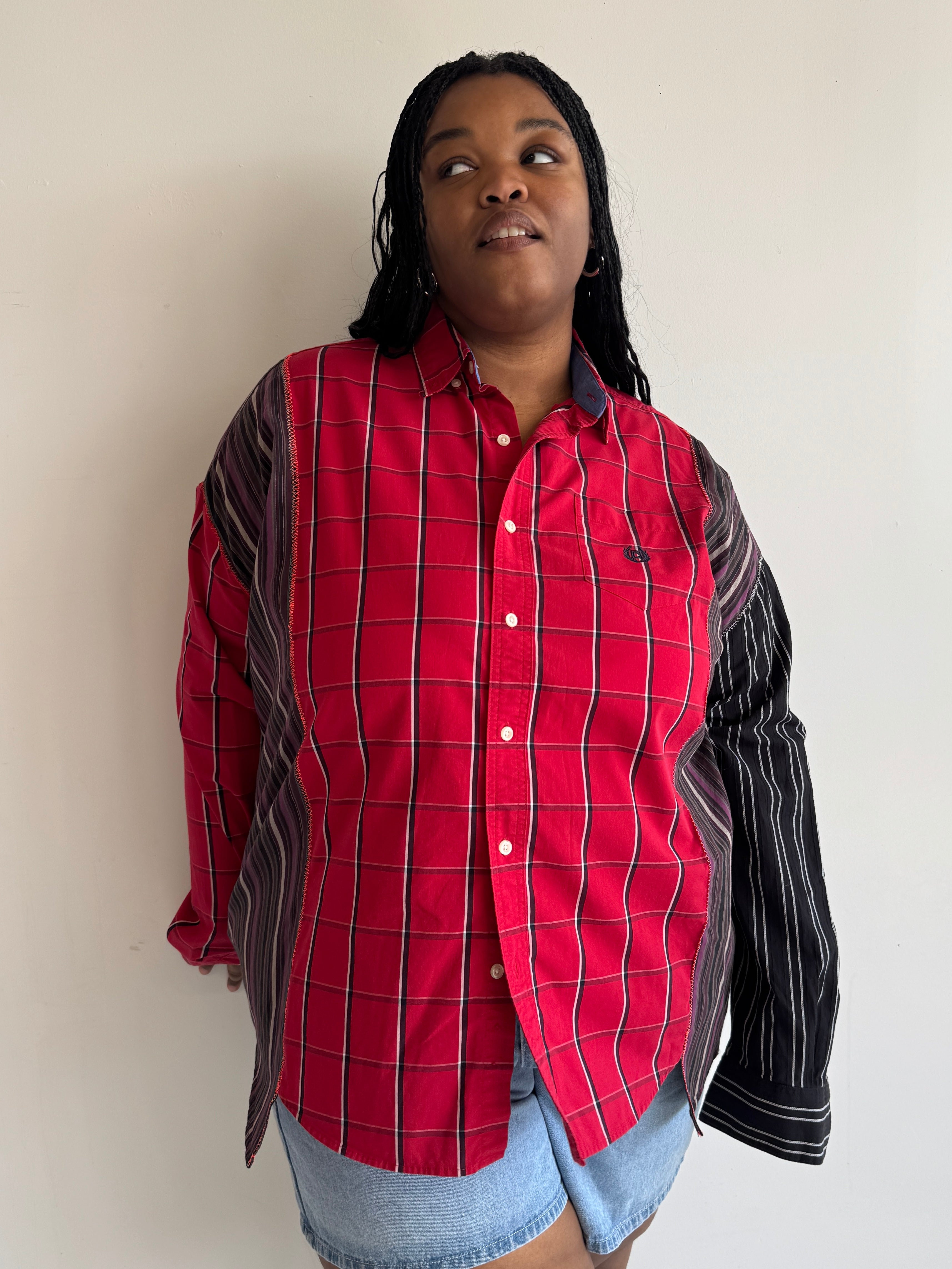 Cassie's Shop - Clifford Red Button Down (4X)