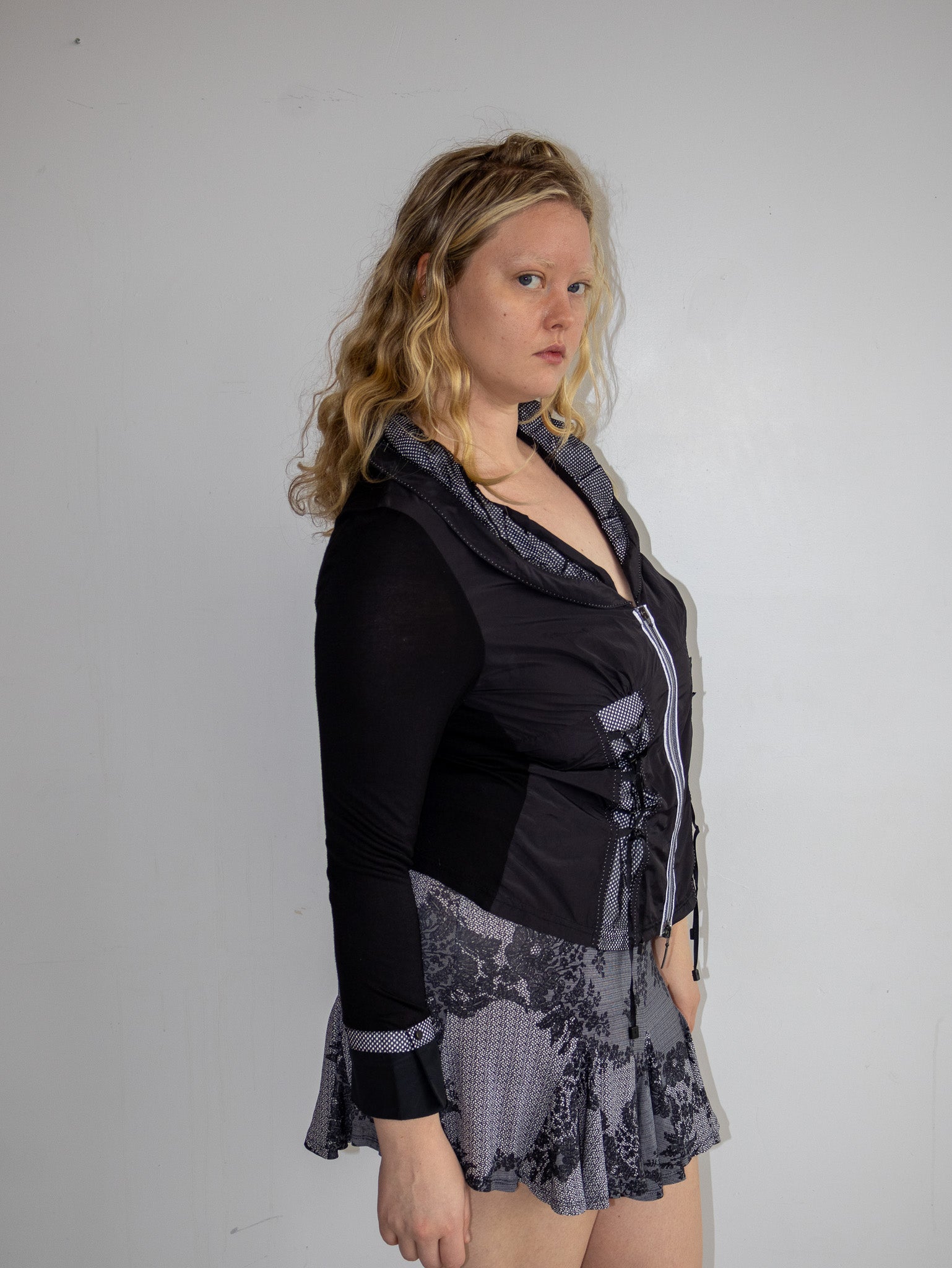 Italian Vintage - Polka Dot Shirt Jacket (L/XL)