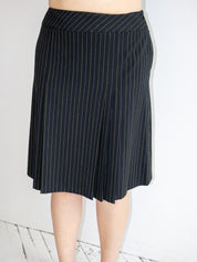 Vintage - Green Pinstripe Skirt (XL)