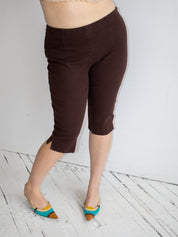 Vintage - Brown Capris (XL)