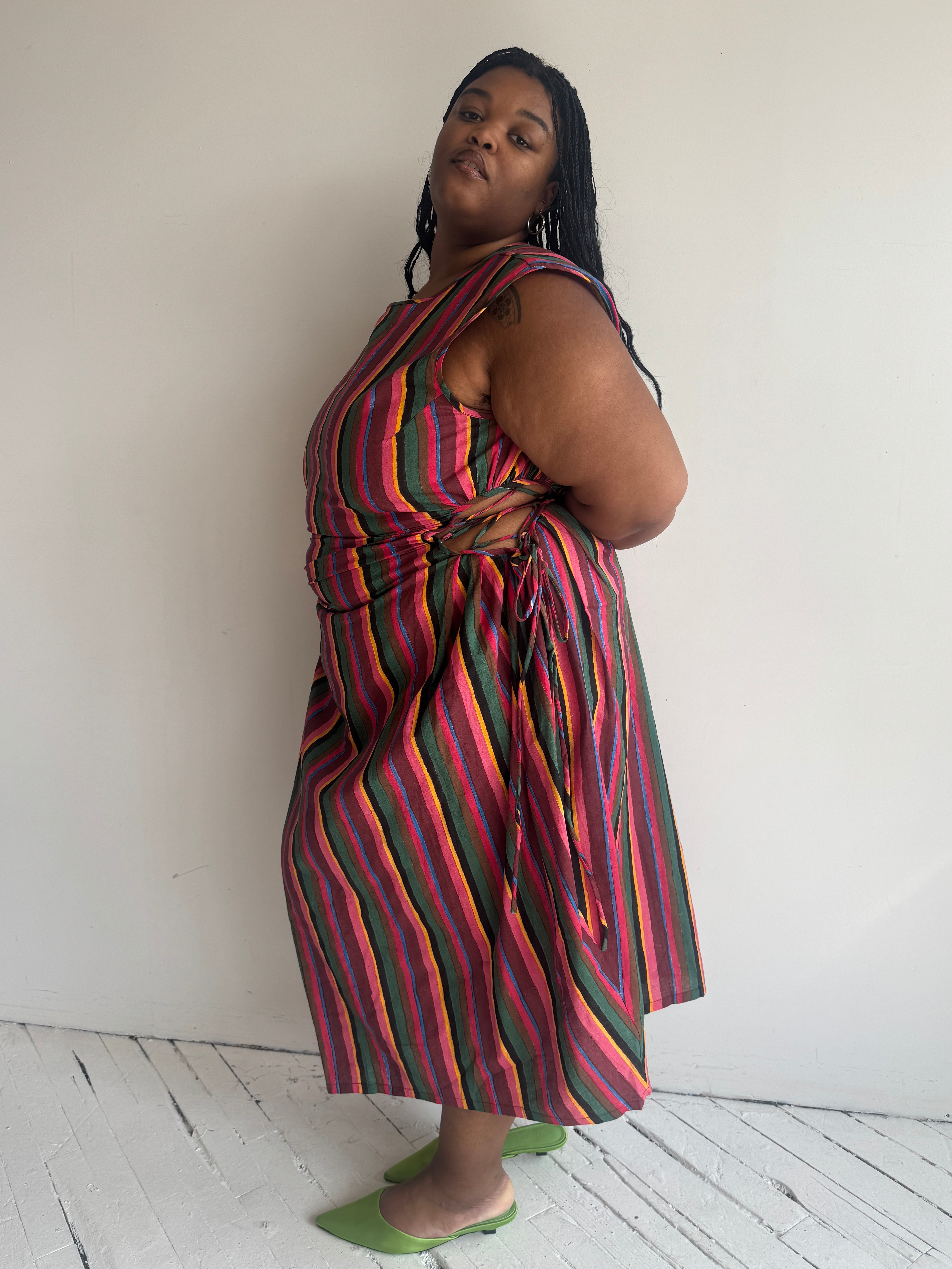 NBNW - Blocko Line Cut Out Dress (BRZ EXCLUSIVE - 1X-4X)
