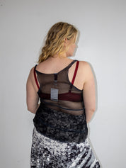 Italian Vintage - Silk Sequin Octopus Tank (M/L)