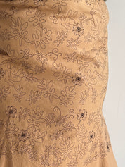 Vintage - Linen Embroidered Skirt (3X)