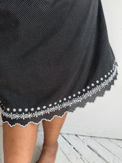 Vintage - Polka Dot Cotton Skirt (2X/3X)