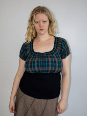 Vintage - Plaid Top (L/XL)