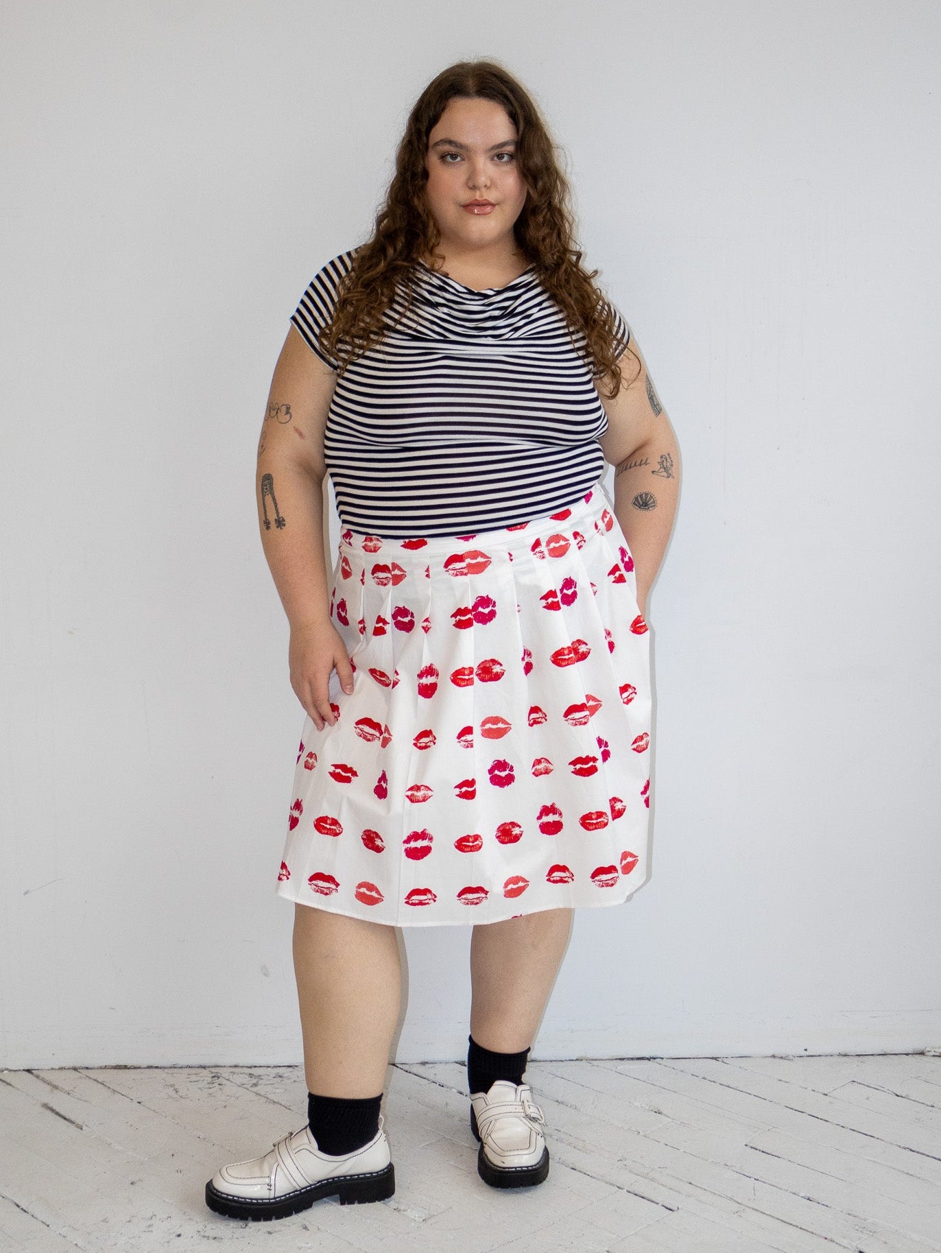 Tyler McGillivary - Pleated Kiss Skirt (XL-4X)