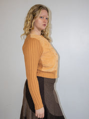 Vintage - Knit and Suede Jacket (L)