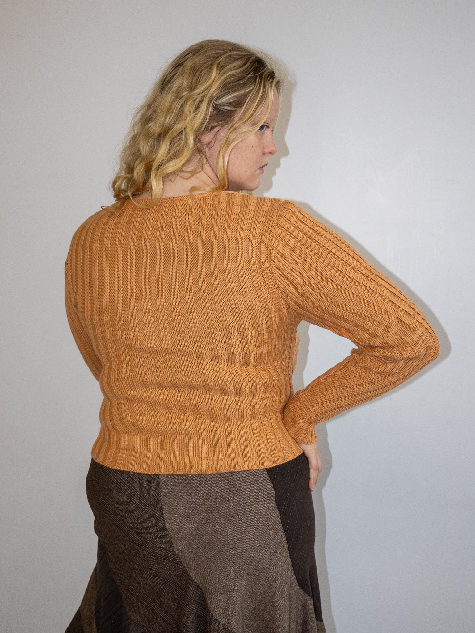 Vintage - Knit and Suede Jacket (L)