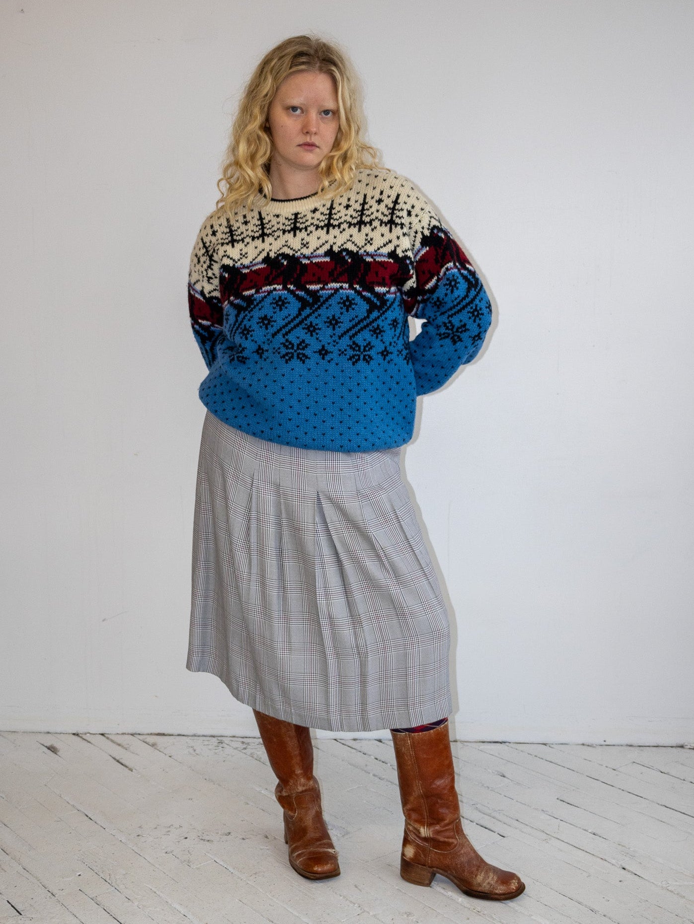 Vintage - 80s Ski Sweater (1X)