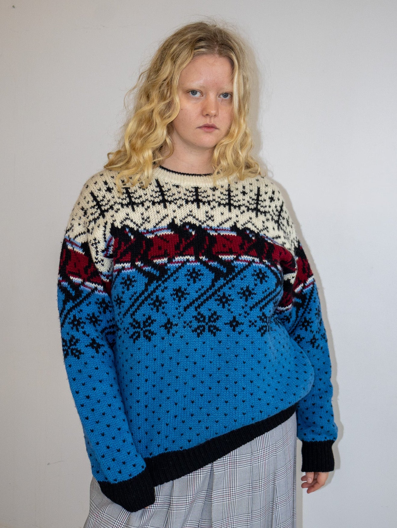 Vintage - 80s Ski Sweater (1X)
