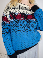 Vintage - 80s Ski Sweater (1X)