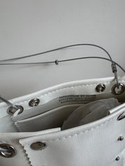 Hardware by Renee - White Small Runway Bag