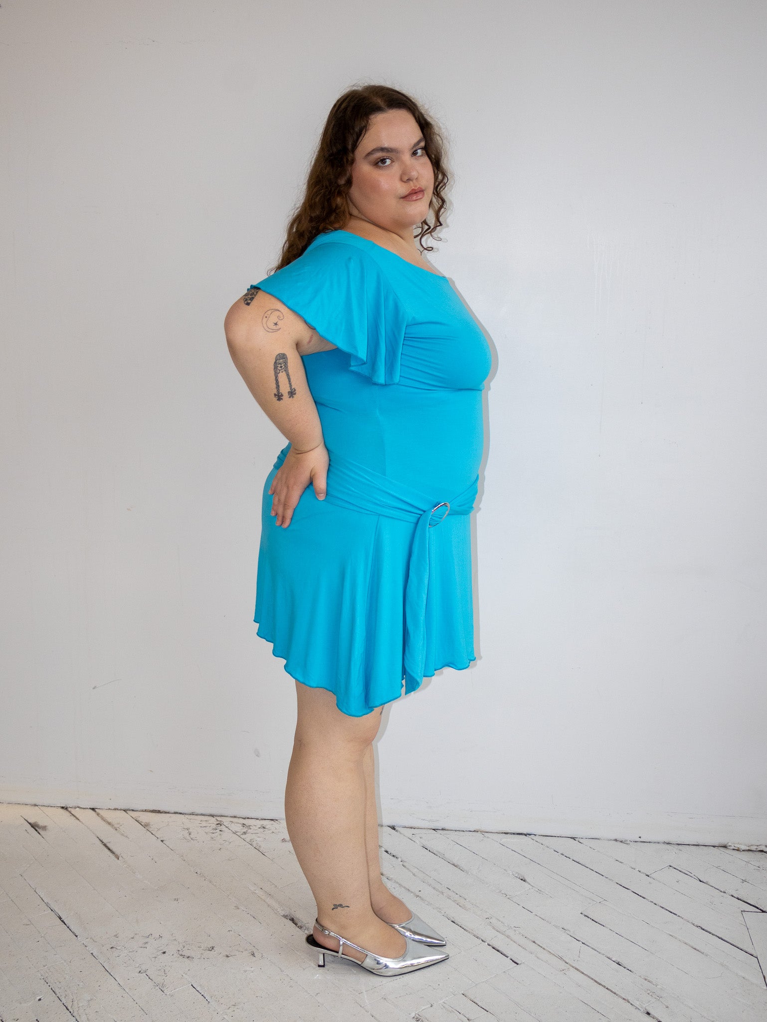 Tyler McGillivary - Blue Mini Dress (XL-4X)
