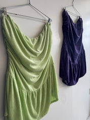 RTTS - Velour Bernie Twist Dress (4X)