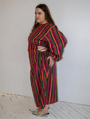 NBNW - Sleeved Cut Out Blocko Dress (1X-4X)