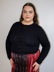Rat Boi - Cardigan in Onyx (XL-3X)