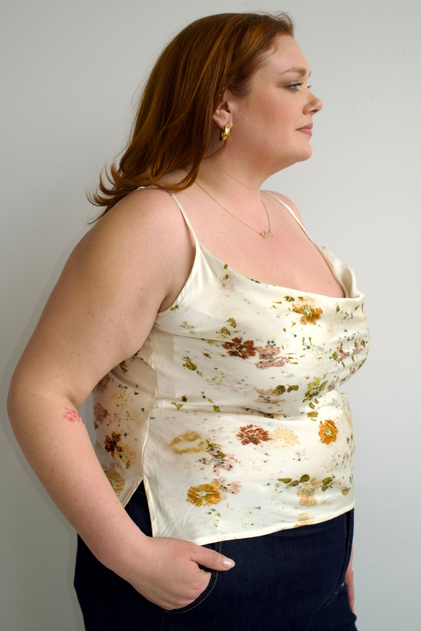 Laila Textiles - Ivy Silk Top (2X-5X)