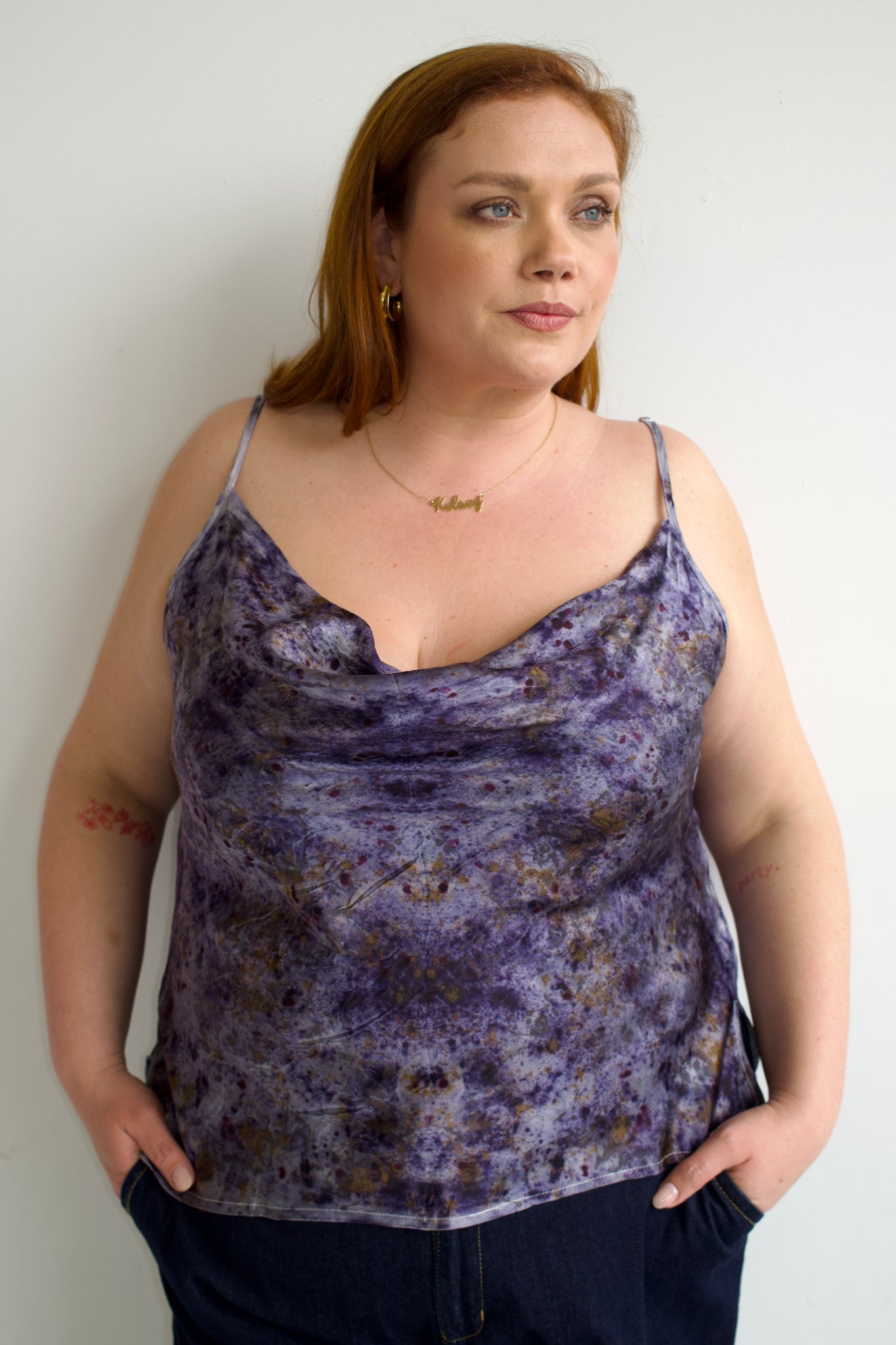 Laila Textiles - Purple Orchid Silk Top (XL-3X)