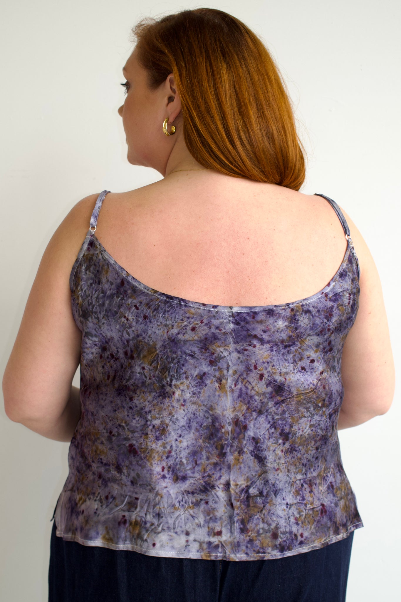 Laila Textiles - Purple Orchid Silk Top (XL-3X)
