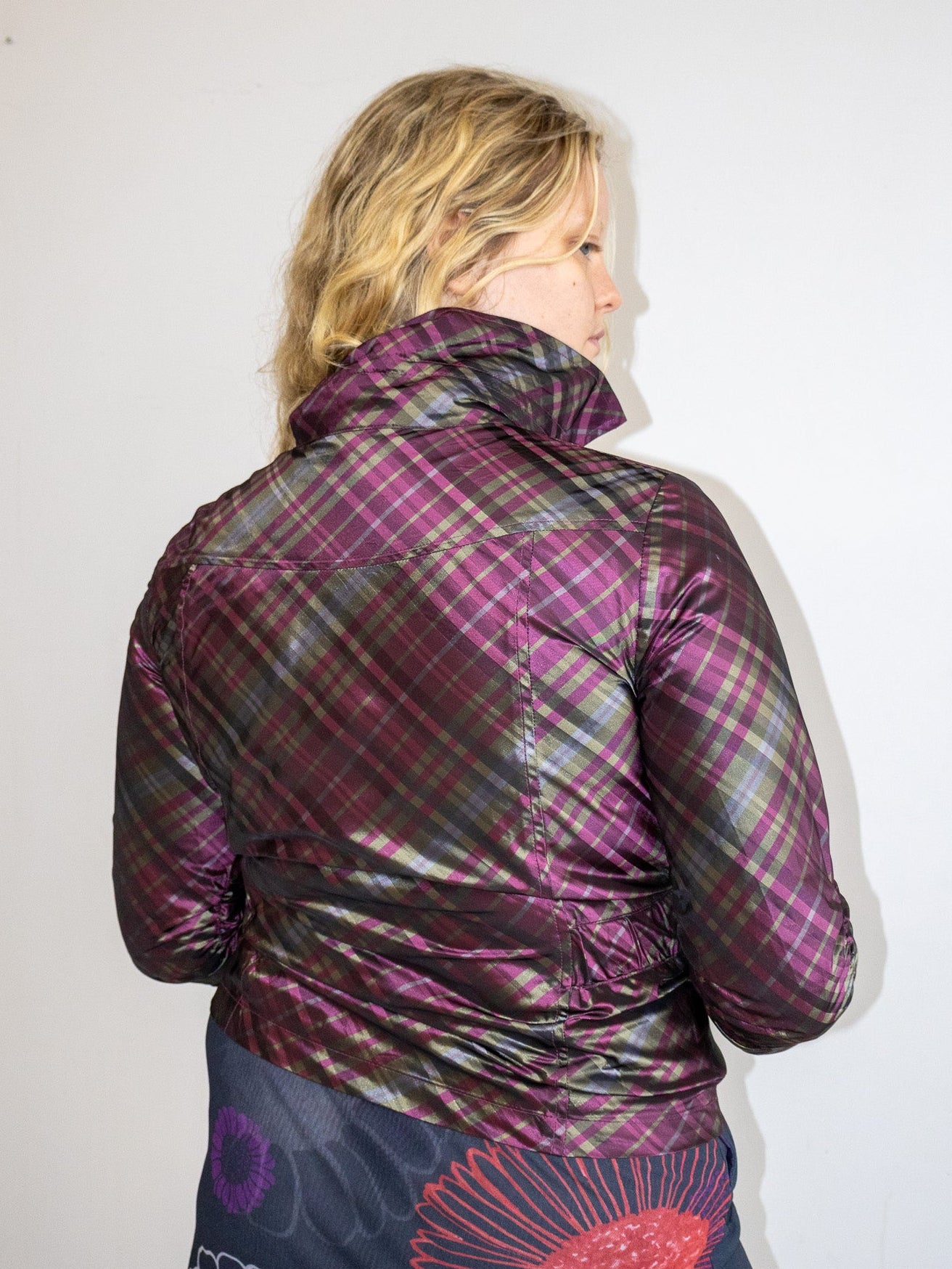 Vintage - Iridescent Plaid Jacket (L/XL)