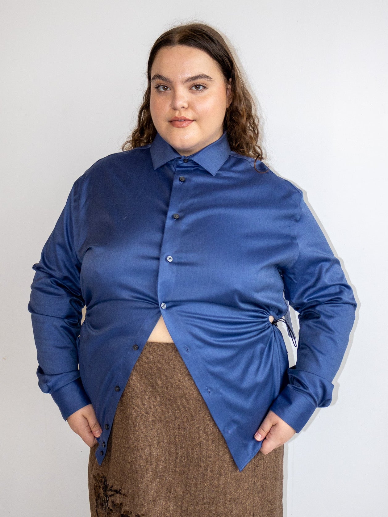 Nena Hansen - Navy Bungee Shirt (2X)