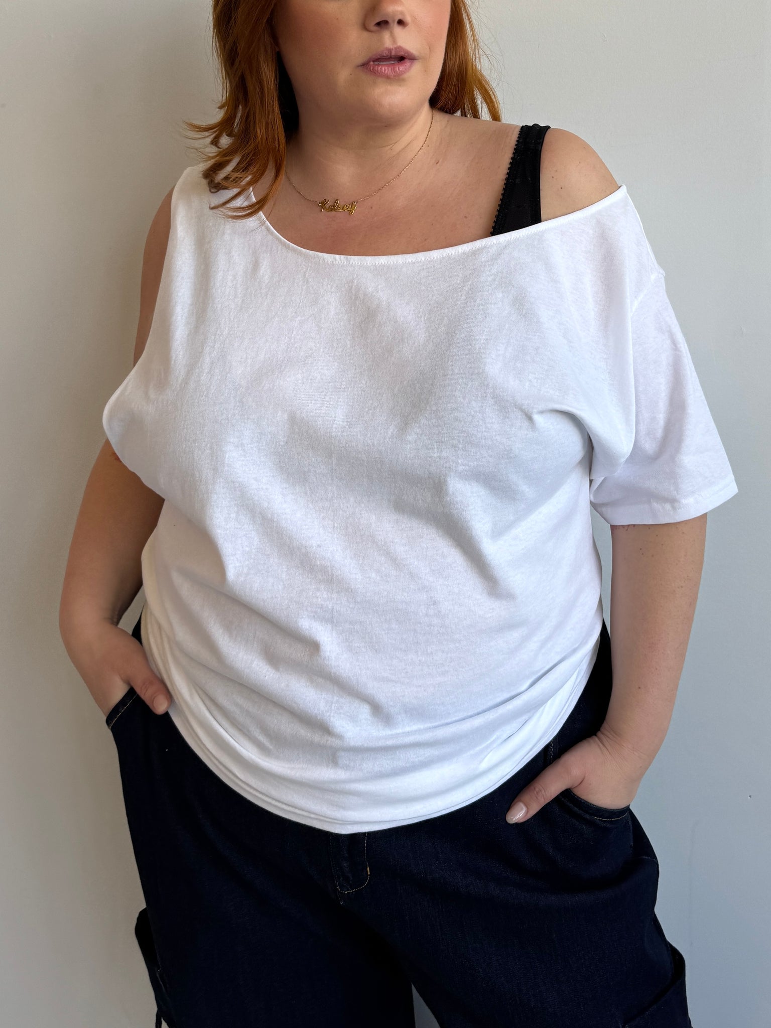 Shop Journal - White Tie-Back Top (1X/2X)