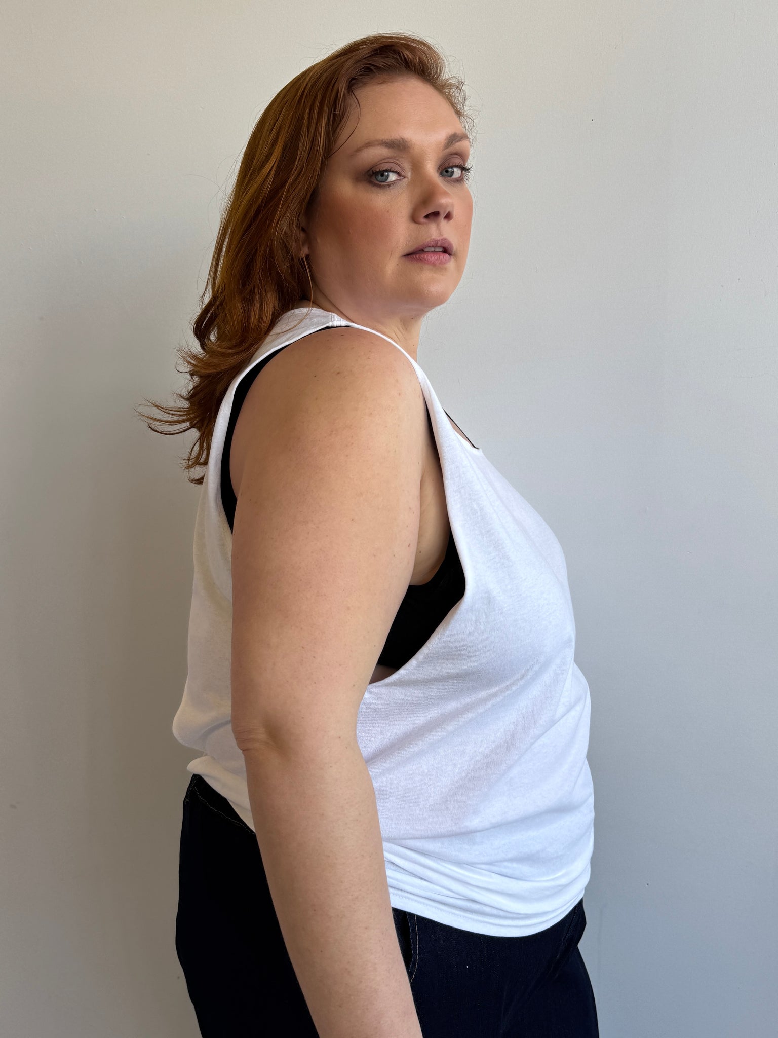 Shop Journal - White Tie-Back Top (1X/2X)