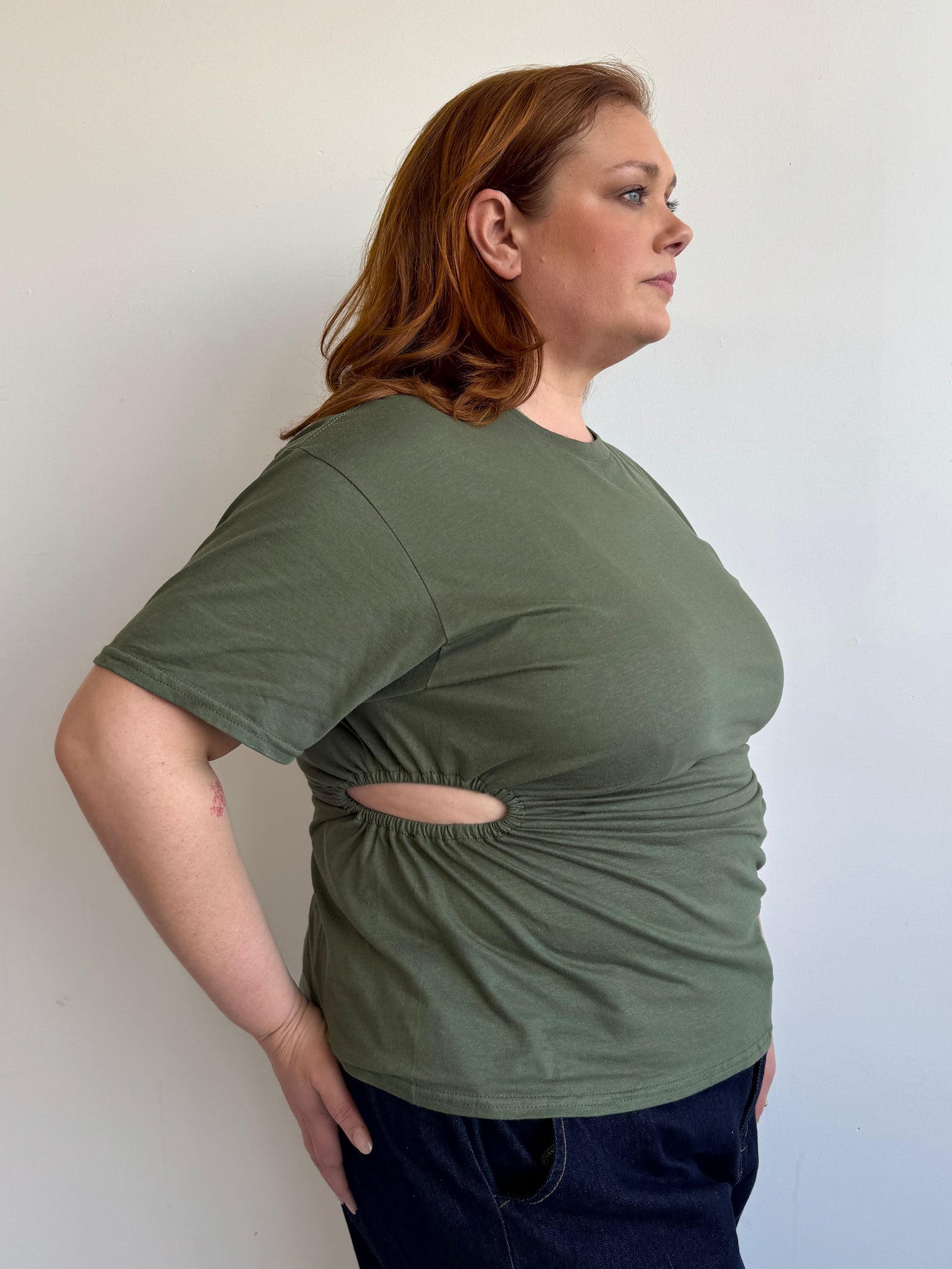 Shop Journal - Side Cutout Tee (XL-2X)