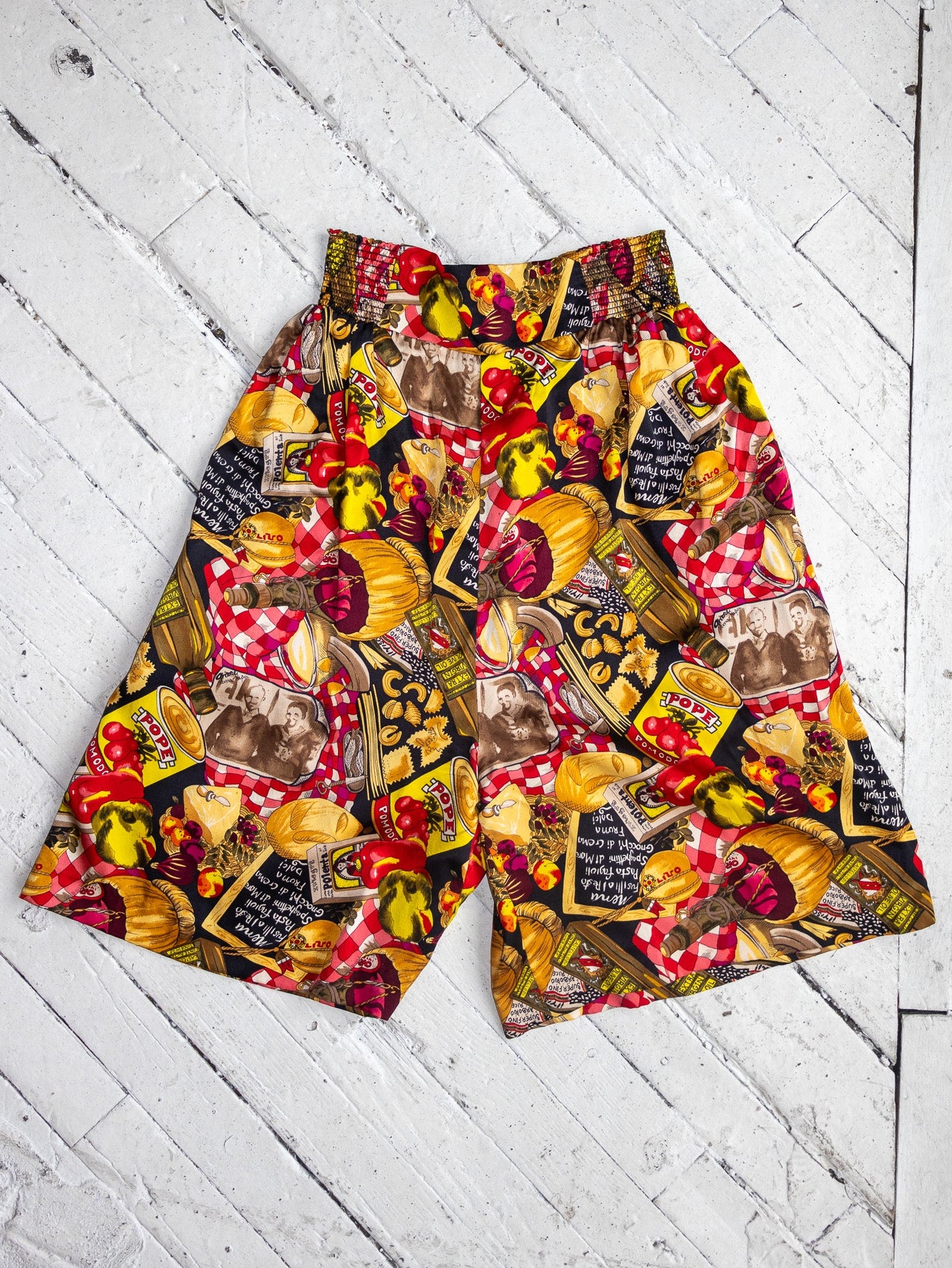 Nicole Miller - Silk Italian Bread Shorts (S/M)