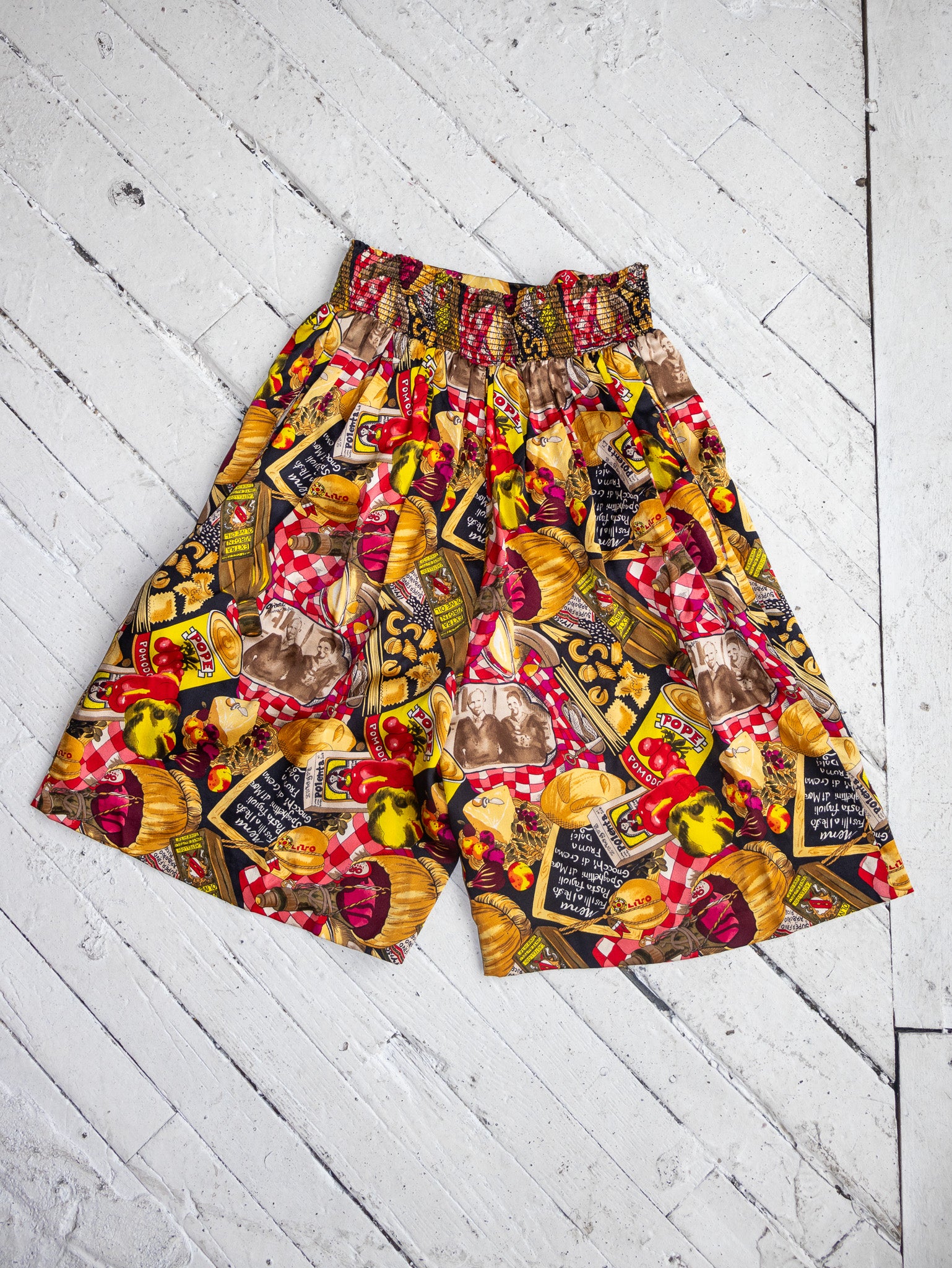 Nicole Miller - Silk Italian Bread Shorts (S/M)
