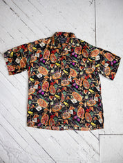 Nicole Miller - Silk California Pizza Kitchen Shirt (L/XL)